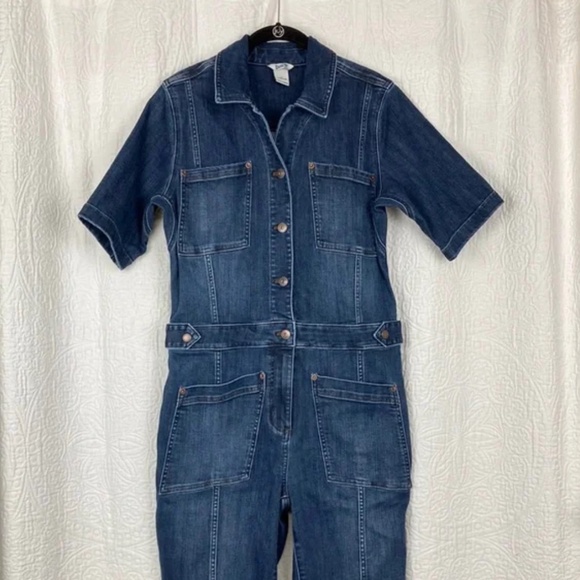 Women’s stretch denim jumpsuit Duluth Trading Co. - Picture 4 of 5